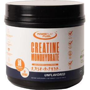 CREATINE Monohydrate Powder – Supports Energy, Brain & Muscle Health, and Recovery for Men & Women - Gluten & GMO Free, Soy Free, Sport Certified – Unflavored, 500 G, 100 Servings