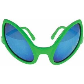 U.S. Toy Alien Glasses 5 1/2 Inch Green Sunglasses - 1 Pack, for 12 months to 84 months