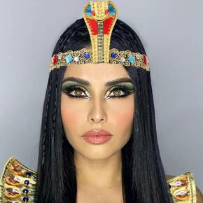 CAKURE Egyptian Cleopatra Headband Snke Headpiece Egyptian Costume Headdress Cosplay Halloween Hair Accessories for Women and Girls
