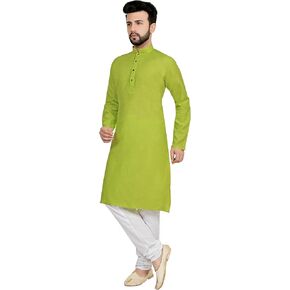 Tathastu Mens Cotton Kurta Tunic (Only Top)