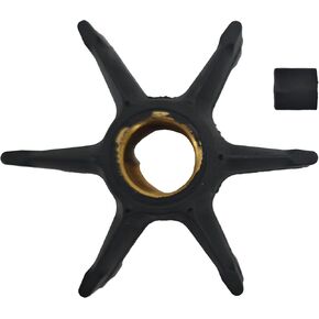 18-3368 777214 0396809 Water Pump Impeller For Johnson Evinrude OMC 35 40 45 48 50 55 HP 2 Stroke Outboard 0777828 for Mallory 9-45208 Boat Motor Engine with Key 35HP 40HP 45HP 48HP 50HP 55HP