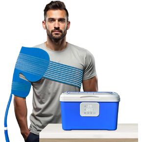 Ice Machine for Shoulder After Surgery - Cold Therapy Machine with Programmable Timer, Cryotherapy Pain Relief System for Recovery & Injury Relief