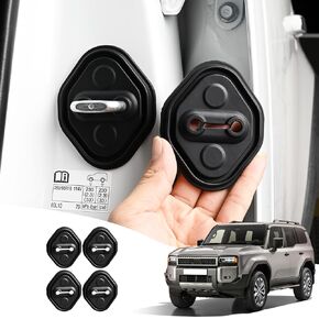 Automotive Silicone Door Lock Cover for 2024 2025 Toyota Land Cruiser 250 1958 Prado LC250 J250 Door Limiter Door Lock Protection Cover Interior Tuning Accessories Supplies