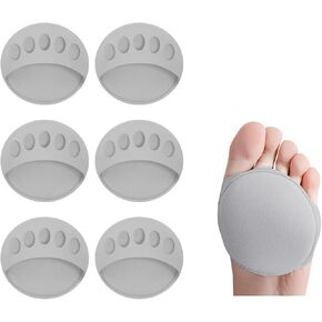 12Packs Metatarsal Pads Ball of Foot Cushions Forefoot Pads Honeycomb Fabric Forefoot Pads for Pain Relief High Heels Toe Pads Men Women Invisible Socks Sponge Cushion Socks…