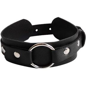 Sleeve Garters Adjustable Leather Armbands Anti-Slip Shirt Garter Sleeve Holders for Women and Men(Black)