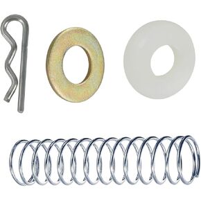 Transmission Shift Rod Linkage Repair Kit, Steering Column Cross Shaft Bushing Spring, OEM 1377083 10236109 15538092 12338114 10040797, Compatible with Chevrolet Buick GMC (Silver)