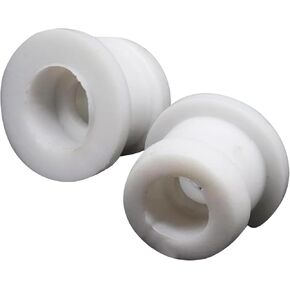 2PCS Shifter Cable Bushing Kit, Transmission Shift Linkage Bushing Repair Kit, Bushings Replacement for DG9Z-7K340-A, Compatible with Ford Edge, Fusion, Escape, C-Max (White)