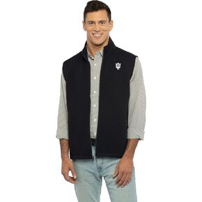 Men's Collegiate Full Zip Quilted Vest