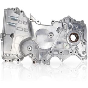 USTAR Engine Oil Pump and Timing Cover Assembly Compatible with Hyundai Elantra 2014-2016, Elantra Coupe 2014, Elantra GT 2014-2020 1.8L 2.0L L4 Replace# 213502E300