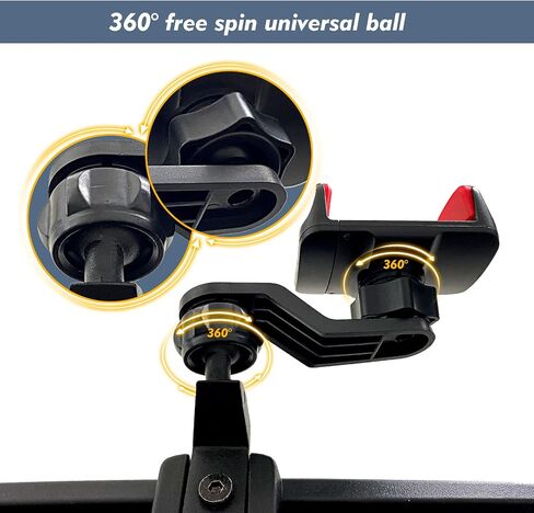 Jeep Wrangler JK Cell Phone Mount for 2011-2017 Jeep Wrangler JK JKU 2 Door & 4 Door Multi-Mount Phone Holder Dash Tray with Extension Arm Metal Rod Accessories in Saudi Arabia