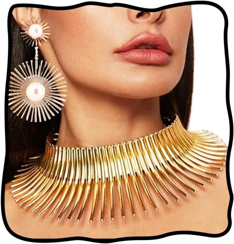 Nicute African Necklace Jewelry Sets Gold Choker Necklaces Jewelry Set for Women in Saudi Arabia