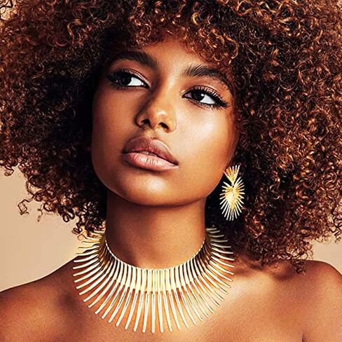 Nicute African Necklace Jewelry Sets Gold Choker Necklaces Jewelry Set for Women in Saudi Arabia