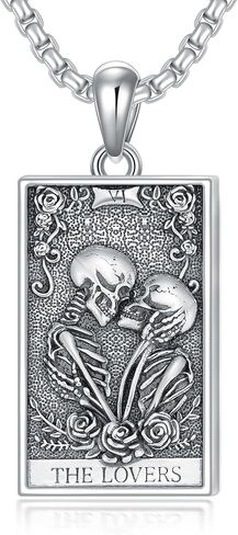 PELOVNY Saint Christopher Necklace for Men Sterling Silver Oxidation St Christopher Amulet Faith Oval Pendant Jewelry Birthday Fathers Day Christmas Halloween Gifts for Women Men in Saudi Arabia