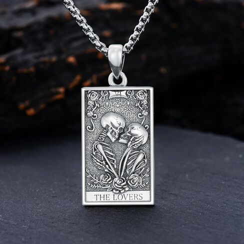 PELOVNY Saint Christopher Necklace for Men Sterling Silver Oxidation St Christopher Amulet Faith Oval Pendant Jewelry Birthday Fathers Day Christmas Halloween Gifts for Women Men in Saudi Arabia