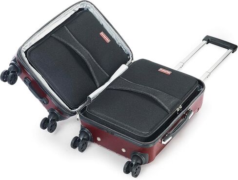 6-Bottle Insulated Wine Suitcase - Travel & Airplane Safe, Purple in Saudi Arabia