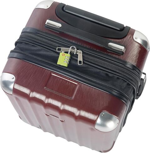 6-Bottle Insulated Wine Suitcase - Travel & Airplane Safe, Purple in Saudi Arabia