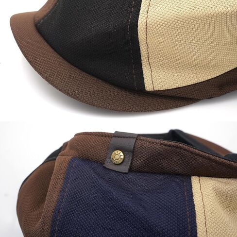 رجال 8 لوحة Newsboy Cap Vintage Peaked Cap قابلة للتعديل قبعة مسطحة الأيرلندية Cabbie Ivy Driving Hat in Kuwait