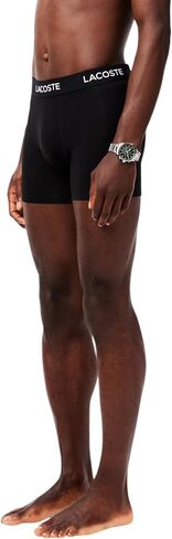 Lacoste mens Cotton Stretch Essentials Boxer Briefs, 5-pack in Saudi Arabia