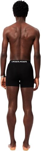 Lacoste mens Cotton Stretch Essentials Boxer Briefs, 5-pack in Saudi Arabia