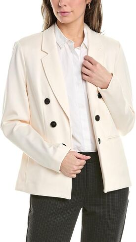 Jones New York Women's Faux Double Breasted Compression Jacket in Saudi Arabia