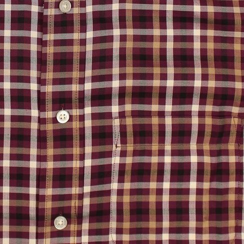 Cremieux Non-Iron Wrinkle-Resistant Easy-Care Men's Long Sleeve Shirt - Super Soft Cotton Lyocell Blend Fabric, Regular Sizes in Kuwait