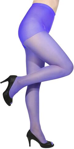 Women's Sheer Tights - 20D Control Top High Elastic Soft Footed Colors Fashion Pantyhose with Reinforced Toes. in Saudi Arabia