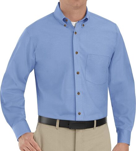 Red Kap Men's Poplin Dress Shirt, Light Blue, 3X-Large/Tall in Saudi Arabia