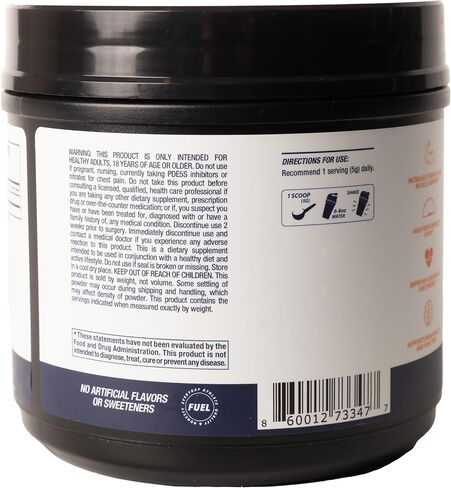 CREATINE Monohydrate Powder – Supports Energy, Brain & Muscle Health, and Recovery for Men & Women - Gluten & GMO Free, Soy Free, Sport Certified – Unflavored, 500 G, 100 Servings in Saudi Arabia