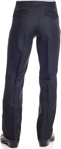 Circle S Men's Lubbock Stretch Slacks HTHR Charcoal 42 in Saudi Arabia