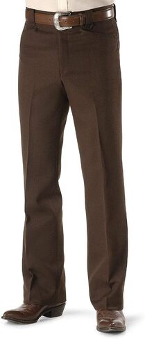 Circle S Men's Lubbock Stretch Slacks HTHR Charcoal 42 in Saudi Arabia