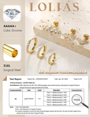 16 Gauge Cartilage Earrings for Women - 14K Gold Plated Flat Back Earrings Hypoallergenic Surgical Stainless Steel Stud Hoop Cartilage Earrings Set Daith Conch Tragus Helix Piercing Jewelry in Saudi Arabia