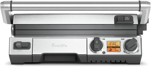 Breville BGR820XL Smart Grill, Electric Countertop Grill, Brushed Stainless Steel., 14" x 14" x 5 3/4" in Saudi Arabia