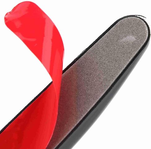 4 Pcs Car Door Protector Edge Guards, Car Door Bumper Guards, Car Door Protector Suitable for Various Car Pads Door Shock Absorbers (Black) in Saudi Arabia