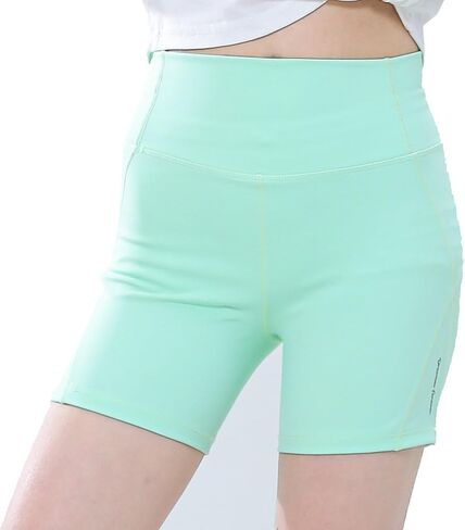 Dtone Girls Biker Shorts Shorts Kids High Pheched Yoga Shorts Shorts Gym Volleyball 5-14 سنوات in Kuwait