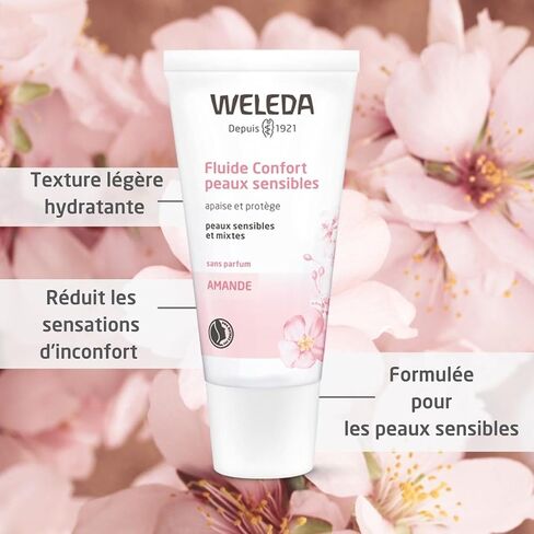 Weleda Sensitive Care Face Lotion, 1 Fluid Ounce, Fragrance Free, Plant Rich Moisturizer with Sweet Almond Oil in Saudi Arabia