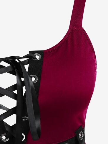 ROSE GAL Womens Plus Size Dresses Sleeveless Wrap Gothic Vintage 50S Spaghtti Strap Swing Maxi Dress in Saudi Arabia