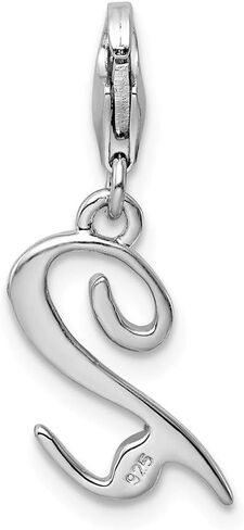 Sterling Silver Number 0 with Lobster Clasp Charm in Saudi Arabia