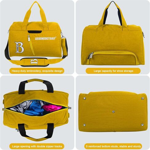 Golf Duffel Bag, Small Duffel Bag for Outdoors, Sports, Yoga, Gym, Swimming and Weekend Getaways, Travel Tote Bag for Waterproof Lightweight Carry-On Workout in Saudi Arabia