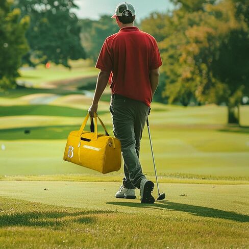 Golf Duffel Bag, Small Duffel Bag for Outdoors, Sports, Yoga, Gym, Swimming and Weekend Getaways, Travel Tote Bag for Waterproof Lightweight Carry-On Workout in Saudi Arabia