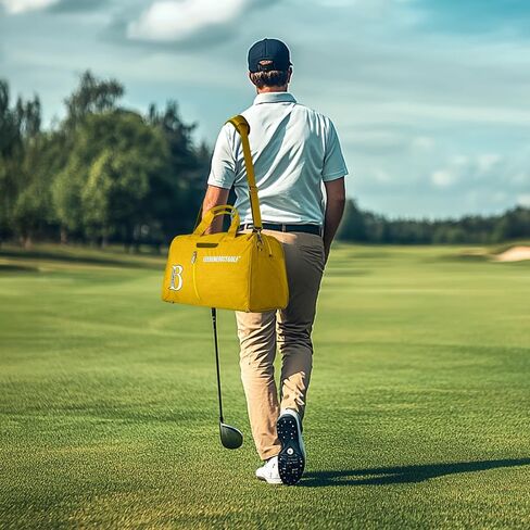 Golf Duffel Bag, Small Duffel Bag for Outdoors, Sports, Yoga, Gym, Swimming and Weekend Getaways, Travel Tote Bag for Waterproof Lightweight Carry-On Workout in Saudi Arabia