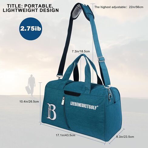 حقيبة القراصنة الجولف ، حقيبة صغيرة من القماش الخشن للهواء الطلق ، الرياضة ، اليوغا ، الصالة الرياضية ، السباحة وعطلة نهاية الأسبوع ، حقيبة حمل سفر للتمرينات المحمولة ذات الوزن الخفيف للماء in Kuwait