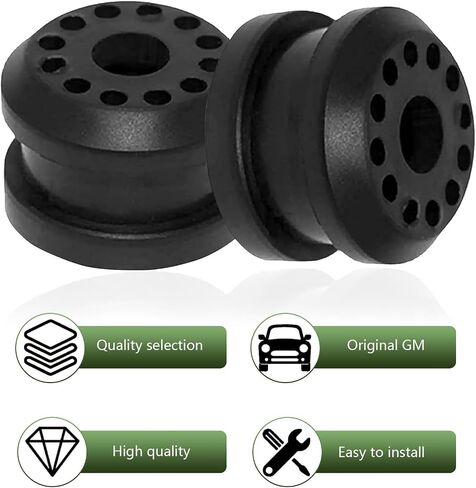 2 PCS CAR CARD CASE SHITE SHIFT GROMMETS ، مجموعة رابط تحول النقل مع clips E ، يحل محل OEM #68078974AA 68078975AA ، ل Dodge RAM 1500 2500 3500 (أسود) in Saudi Arabia