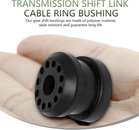2 PCS CAR CARD CASE SHITE SHIFT GROMMETS ، مجموعة رابط تحول النقل مع clips E ، يحل محل OEM #68078974AA 68078975AA ، ل Dodge RAM 1500 2500 3500 (أسود) in Saudi Arabia