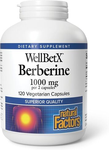 Natural Factors WellBetX Berberine, 500 mg, 120 Capsules in Saudi Arabia