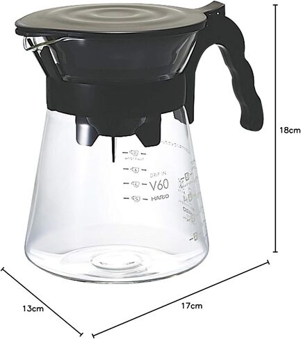 Hario V60 Drip-In Coffee Brewer, 700ml, Clear in Kuwait