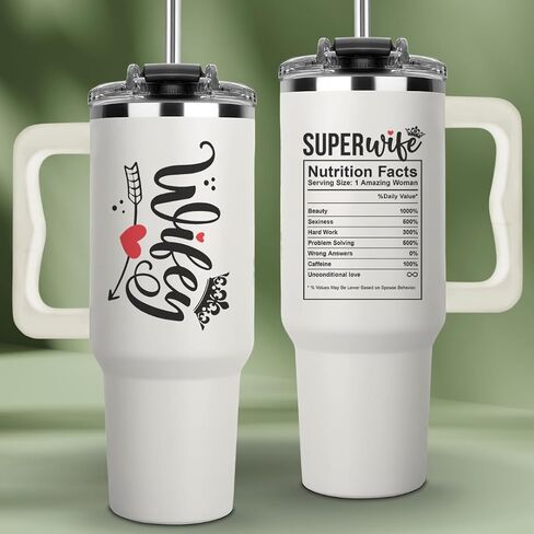 Vivulla68 Mother Day Gift من الابنة أو الابن - Cool Mom Club Tumbler 40oz مع Straw & Brush ، كأس ماما لطيف ، حاضر لأمي جديدة ، يحافظ in Kuwait