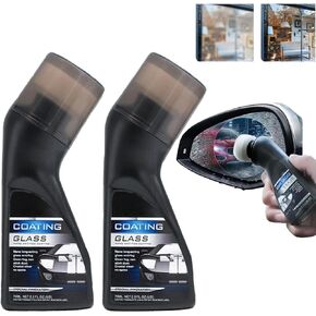 2 Pcs Anti Fog Spray & Rain Repellent Spray,Anti Fog for Car Windshield,Magic Gem Anti-Fog Coating,Micro-Molecular Anti-Fog Coating Agent Wiper for Car Windshield, Windows, Mirrors, Swim Goggles