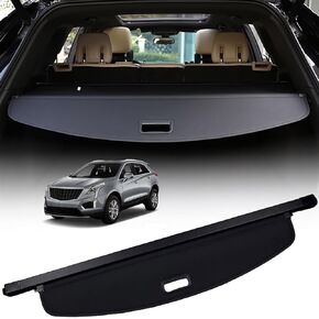 Retractable Cargo Cover 2021 2022 2023 2024 Trunk Cover Black Compatible with 2017-2020 Cadillac XT5
