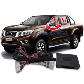 عرض مرآة الجانب الخلفي للسيارة طي ونافذة تلقائية عن قرب وحدة طقم النظام المفتوحة لـ Nissan Navara NP300 2016-2022