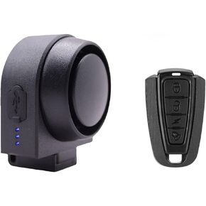 Maizoon Anti Theft Bicycle Alarm Horn Waterproof Loud Alert with Remote Control 3 Sensitivity Adjustable Bike Accessories USB Rechargeable ZA01